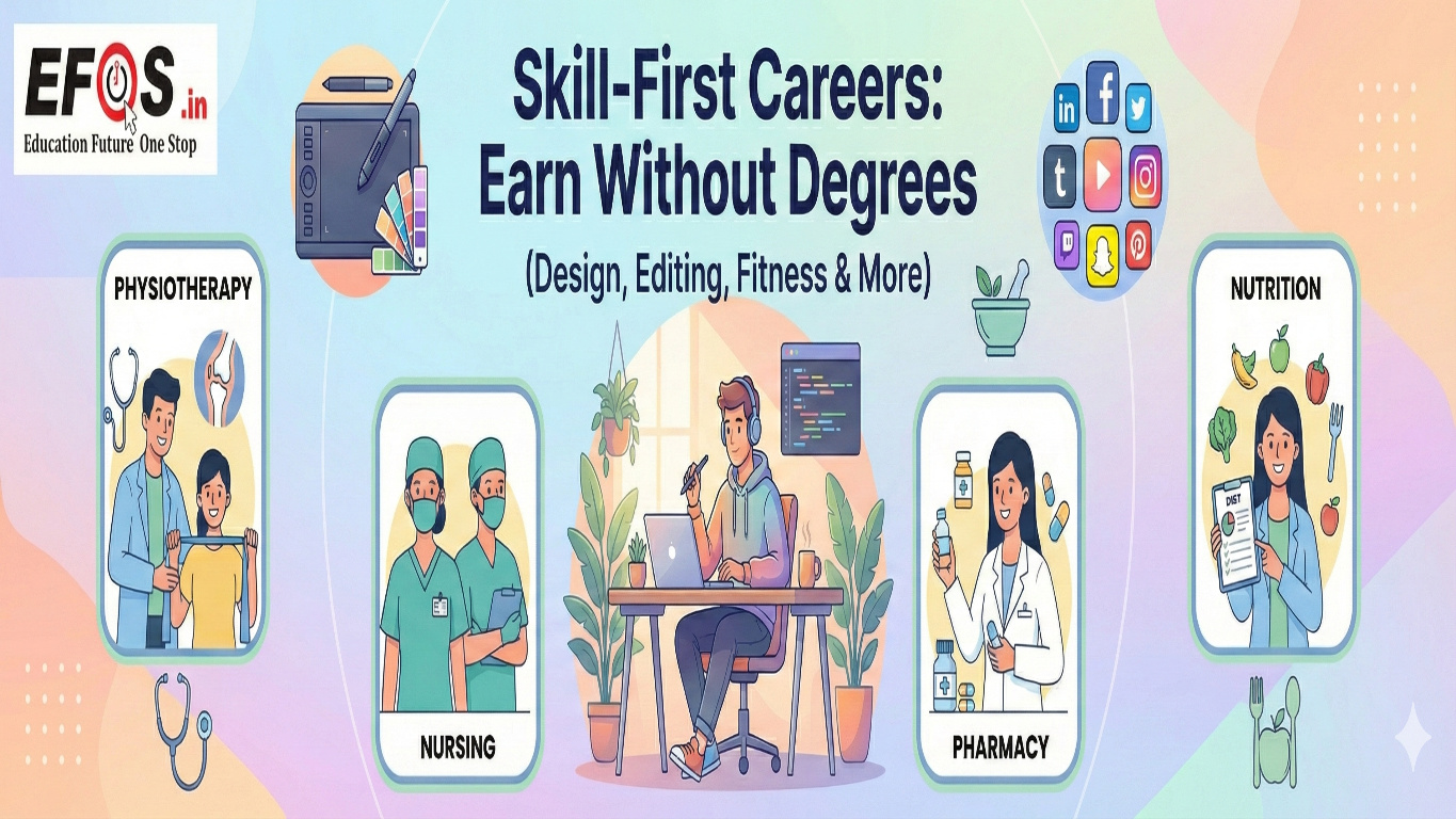 🧠 Skill-First Careers: Earn Without Degrees (Design, Editing, Fitness )