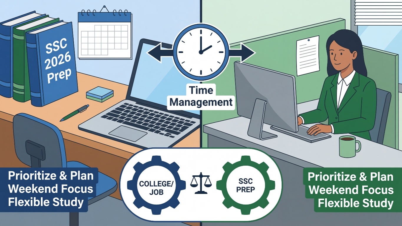 How to Manage SSC 2026 Preparation with College/Job