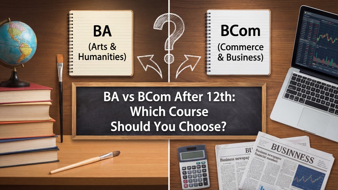 BA vs BCom After 12th: Which Course Should You Choose?