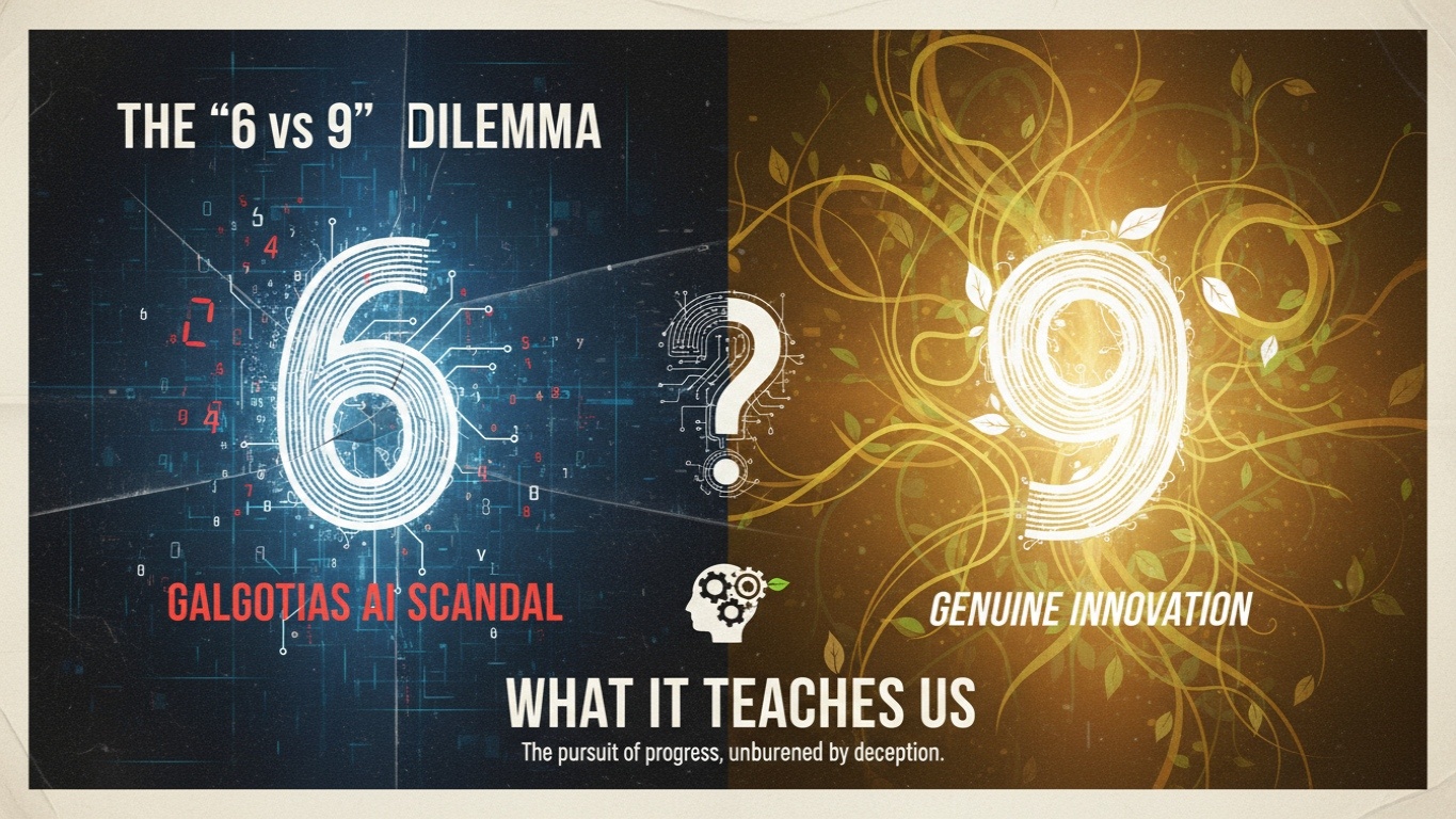 The "6 vs 9" Dilemma: What the Galgotias AI Scandal Teaches Us About Genuine Innovation