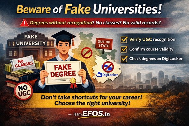 फर्जी यूनिवर्सिटी से सावधान: आपकी डिग्री कहीं बेकार तो नहीं?