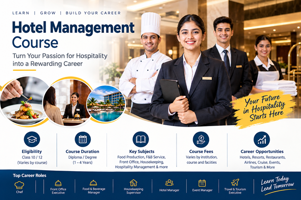 Explore Hotel Management courses in India