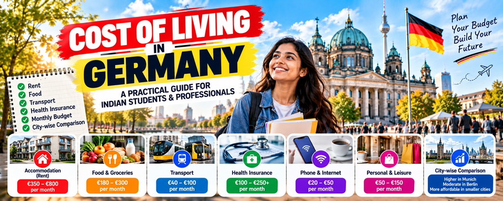 Cost of Living in Germany for Indians: Monthly Budget Guide