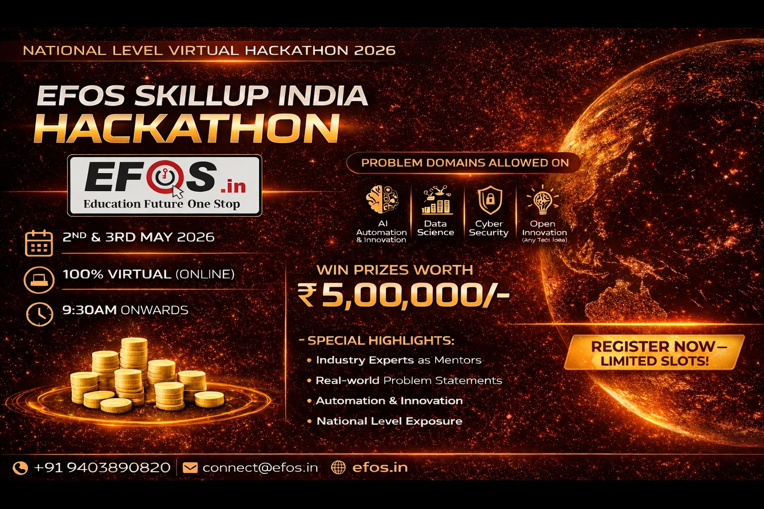 EFOS SKILLUP INDIA  HACKATHON