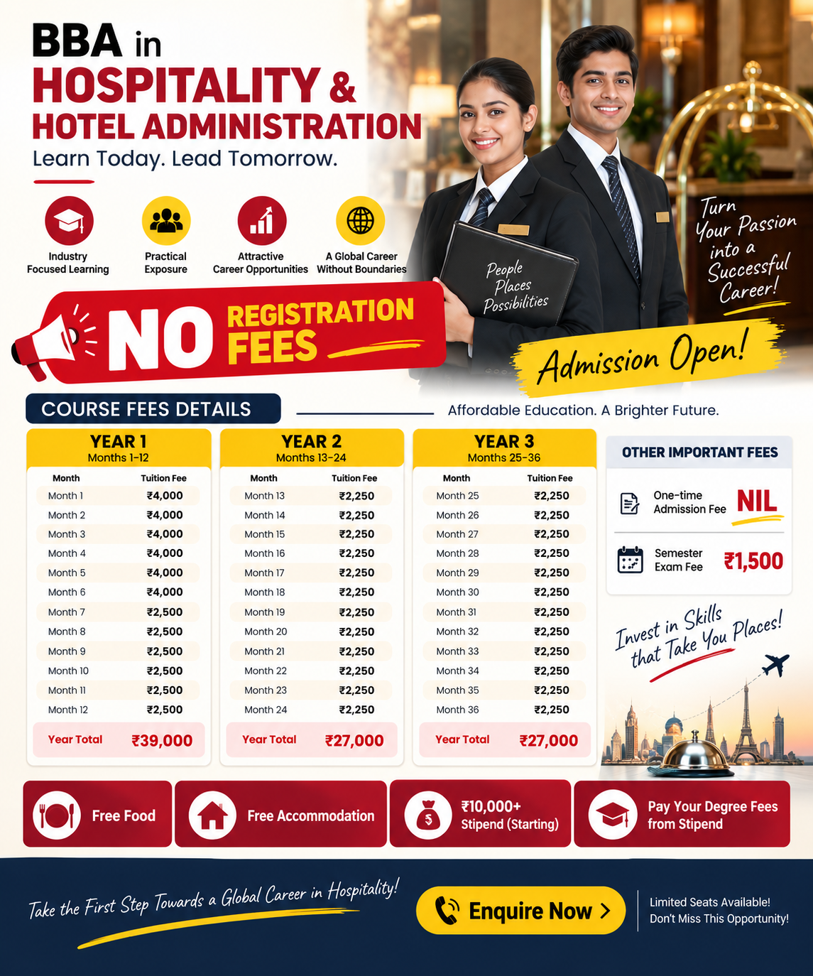 BBA in Hospitality and Hotel Management